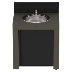ENO Planchas Abwaschbeckenmodul Eno grau, schwarz Sale