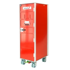 Aviatik-Shop Airline Trolley Swissair rot, silber Hot
