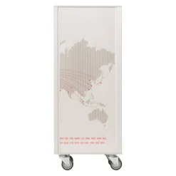 Aviatik-Shop Airline Trolley Swissair silber Outlet