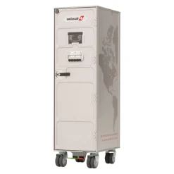 Aviatik-Shop Airline Trolley Swissair silber Outlet