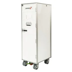 Aviatik-Shop Airline Trolley Swissair silber, weiss Hot