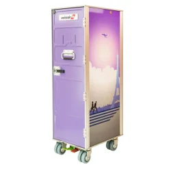 Aviatik-Shop Airline Trolley Swissair dunkelviolett, silber, violettblau Discount