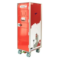 Aviatik-Shop Airline Trolley Swissair rot, silber, weiss Clearance