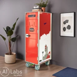 Aviatik-Shop Airline Trolley Swissair rot, silber, weiss Clearance