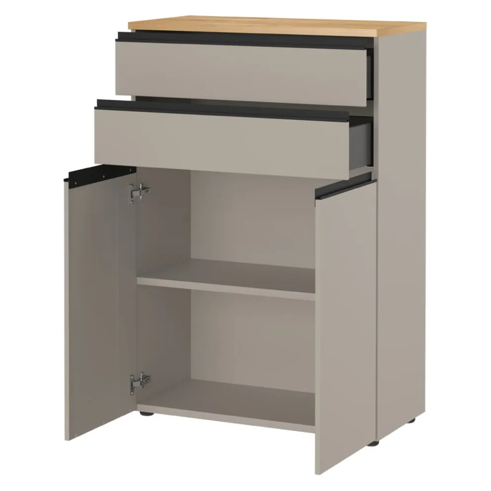 Novel Aktenschrank Deltona-105 steingrau Online