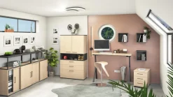 Moderano Aktenschrank Flow eichefarbig Outlet