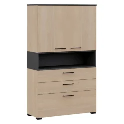 Moderano Aktenschrank Flow eichefarbig Clearance