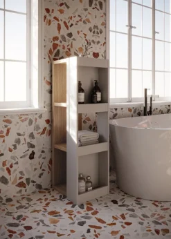 Temahome Anbauregal Ella eichefarbig, weiss Hot