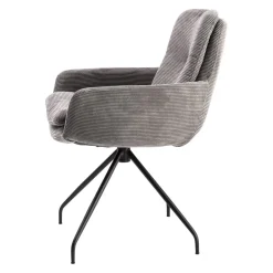 Lomoco Armlehnstuhl Bali Cord grey