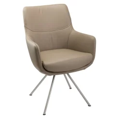 Dieter Knoll Armlehnstuhl Bristol Kat. 10 Polo, 1028 graubeige Hot