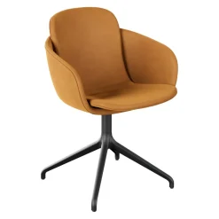 SACKit Armlehnstuhl Chair no. One S2 Black Swivel sandbraun Best
