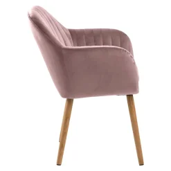 MID.YOU Armlehnstuhl Emilia rosa Hot