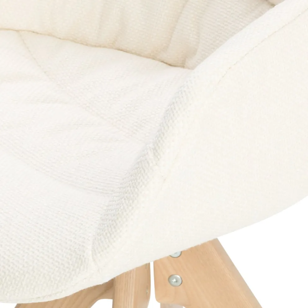 mdf italia Armlehnstuhl Flow braun, off-white New