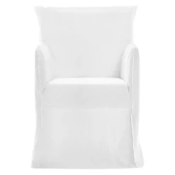 Gervasoni Armlehnstuhl Ghost NATURAL Lino Bianco / Kat. B (1000) Discount