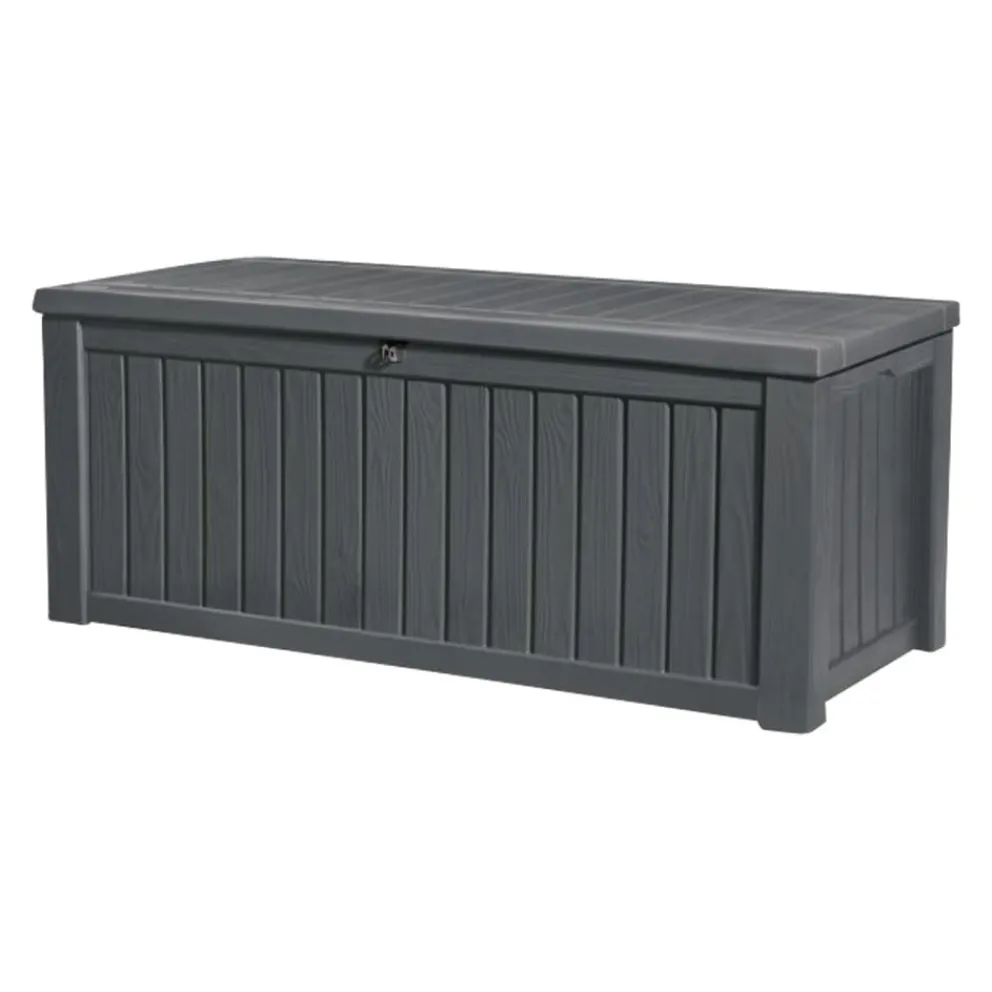 Keter Aufbewahrungsbox Rockwood anthrazit Discount