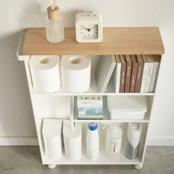 Yamazaki Aufbewahrungswagen Tower weiss Sale
