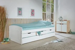 MID.YOU Ausziehbett Rieka weiss