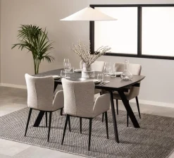 MID.YOU Ausziehtisch Blackburn schwarz Clearance