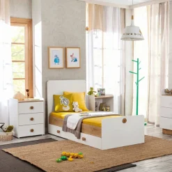 Cilek Babybett Cara eiche, weiss Best