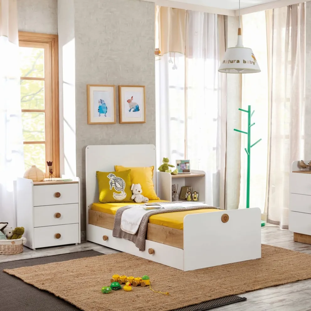 Cilek Babybett Cara eiche, weiss Best