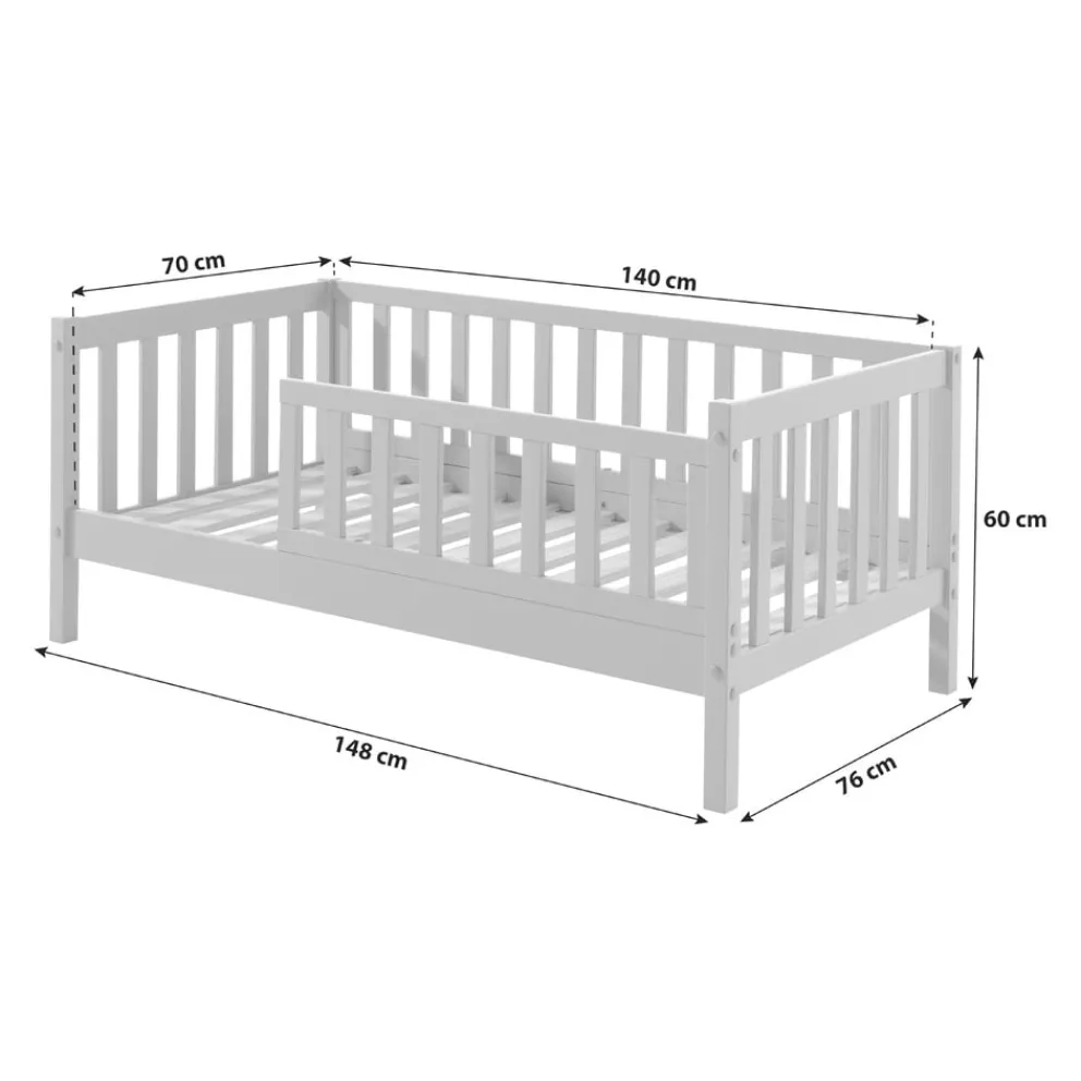 JAXX Babybett Peuterbed weiss Outlet