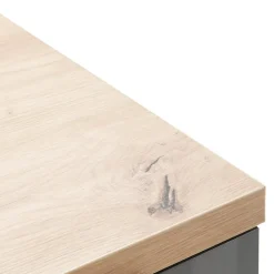BYYU Badschrank Mundi dunkelgrau, eichefarbig New