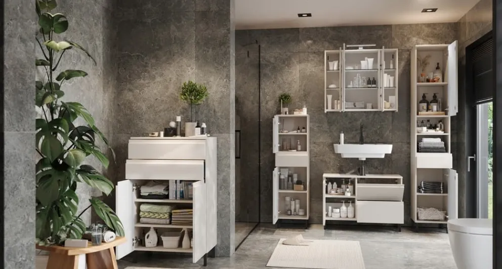 MID.YOU Badschrank Salinas kaschmir Online