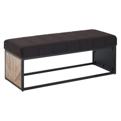 MID.YOU Bank Metall schwarz Discount