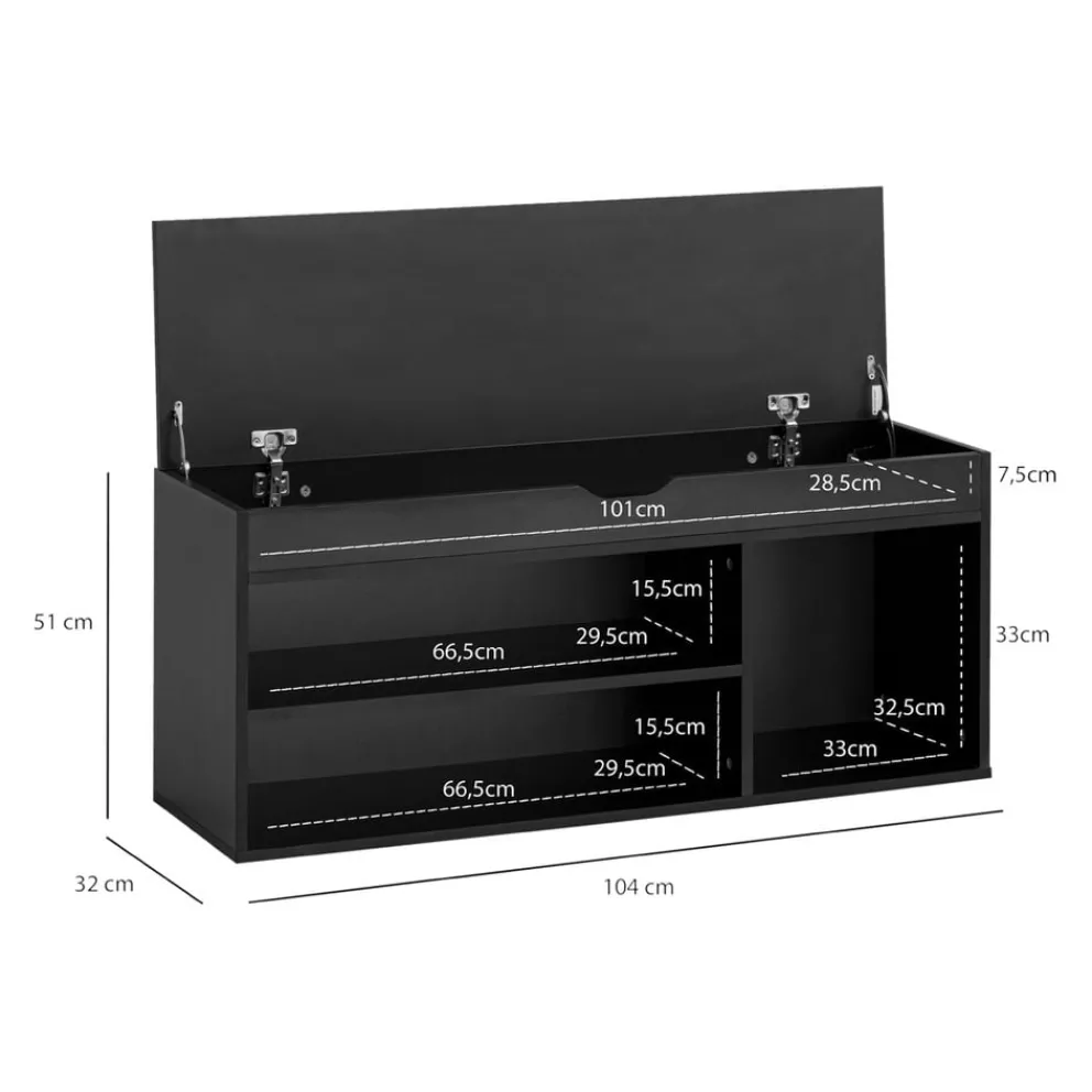 MID.YOU Bank Modern schwarz Online
