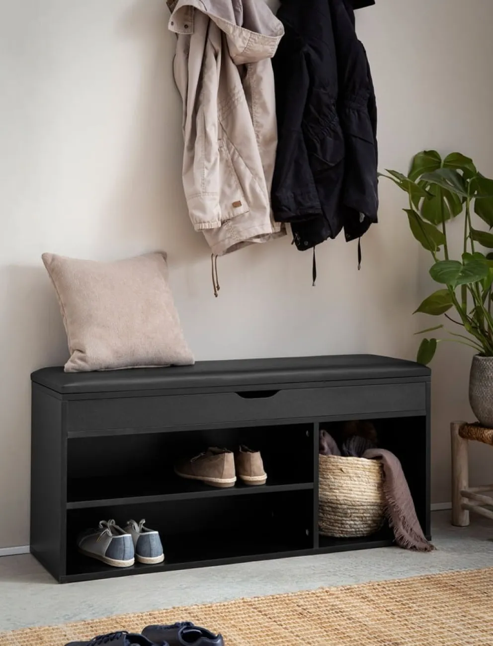 MID.YOU Bank Modern schwarz Online