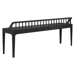 Ethnicraft Bank Spindle schwarz Online