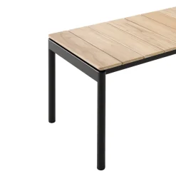 &Tradition Bank Ville Warm Black, teakfarbig