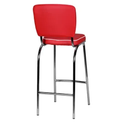 MID.YOU Barhocker American Diner rot, weiss Online