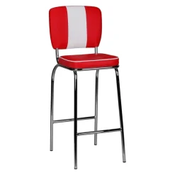 MID.YOU Barhocker American Diner rot, weiss Online