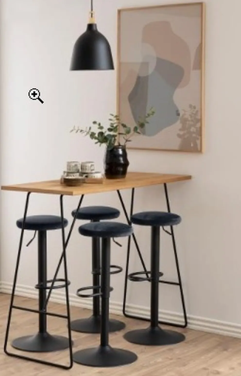 MID.YOU Barhocker Finch dunkelgrau Outlet