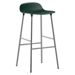 Normann Copenhagen Barhocker Form chromfarbig, grün Outlet