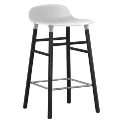 Normann Copenhagen Barhocker Form schwarz, weiss Outlet