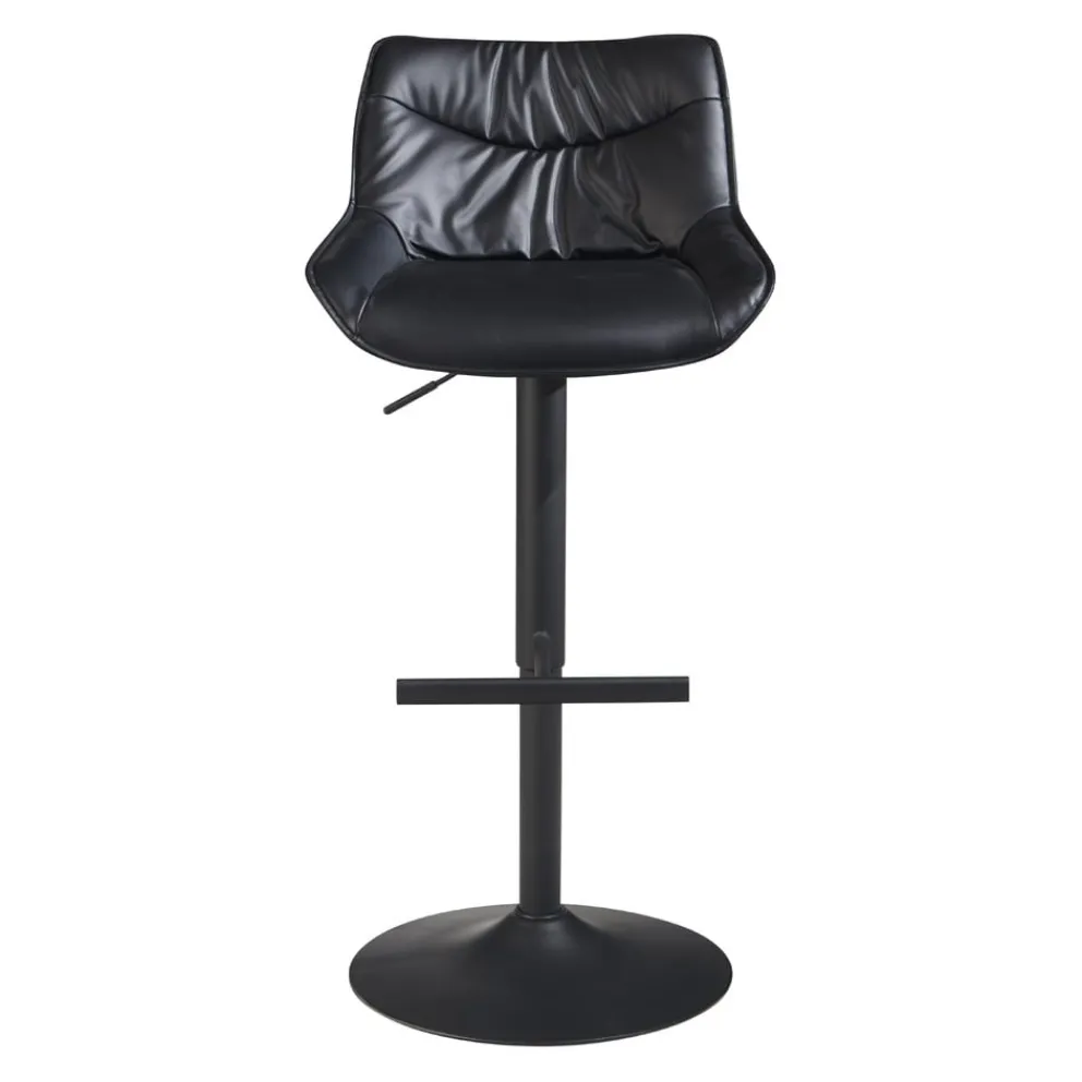 MID.YOU Barhocker Kunstleder schwarz Discount