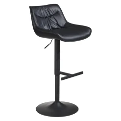 MID.YOU Barhocker Kunstleder schwarz Discount