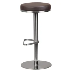 MID.YOU Barhocker Modern braun, silber Clearance