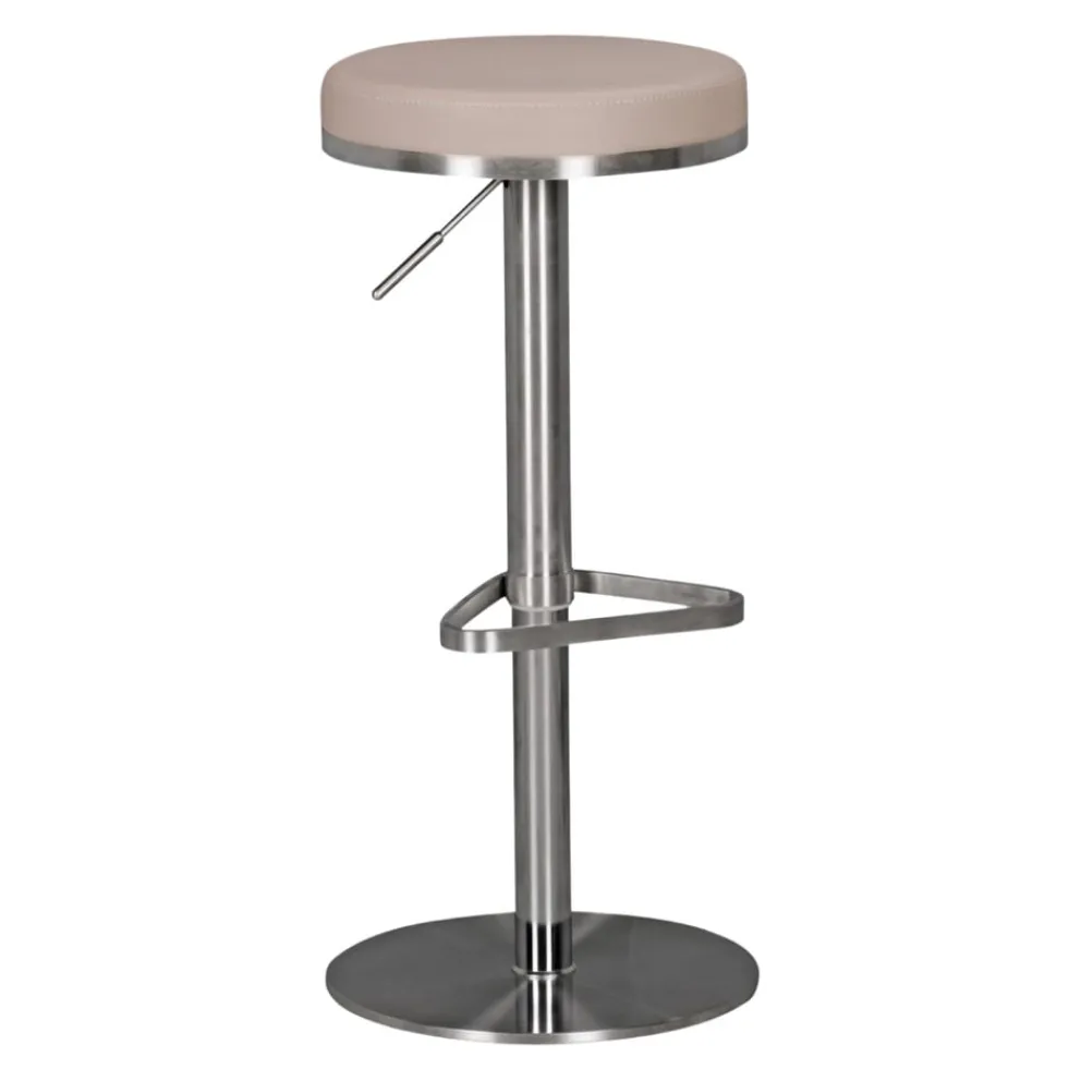MID.YOU Barhocker Modern beige, silber Outlet