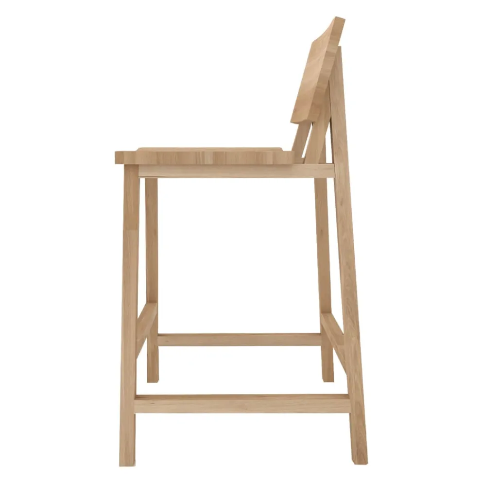 Ethnicraft Barhocker N3 eichefarbig Clearance