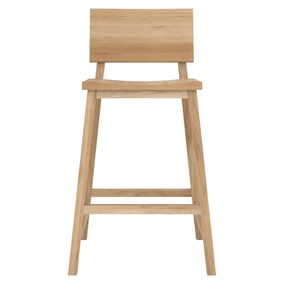 Ethnicraft Barhocker N3 eichefarbig Clearance