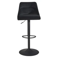 MID.YOU Barhocker Samt schwarz Hot