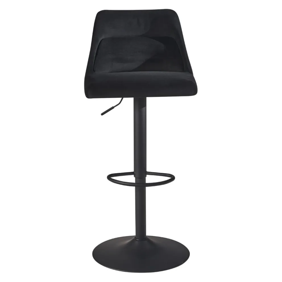 MID.YOU Barhocker Samt schwarz Hot