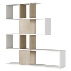 Sikelia Bücherregal Living eichefarbig, weiss Hot