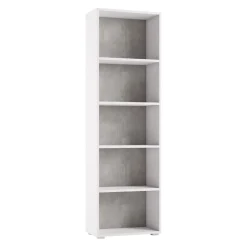Sikelia Bücherregal Living betongrau, weiss Sale