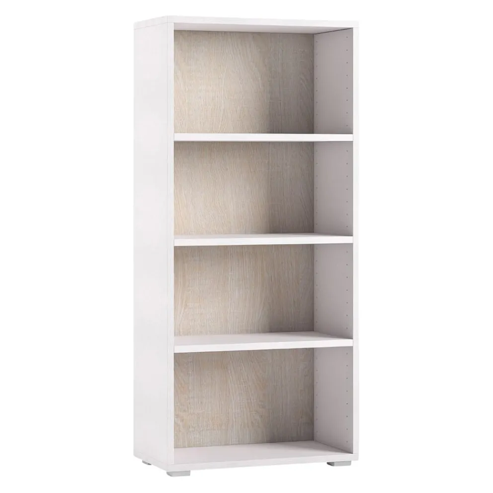 Sikelia Bücherregal Living sandbraun, weiss Best