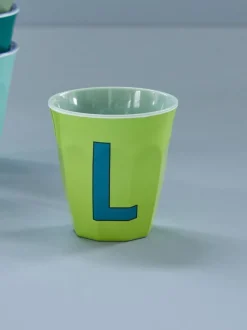 Rice Becher Letters blau Outlet