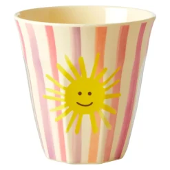 Rice Becher Melamine gelb, rosa, rot Sale
